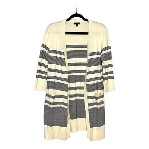 Talbots Scandi Minimalist Cardigan Womens Size M Parisian Chic Coastal Cowgirl